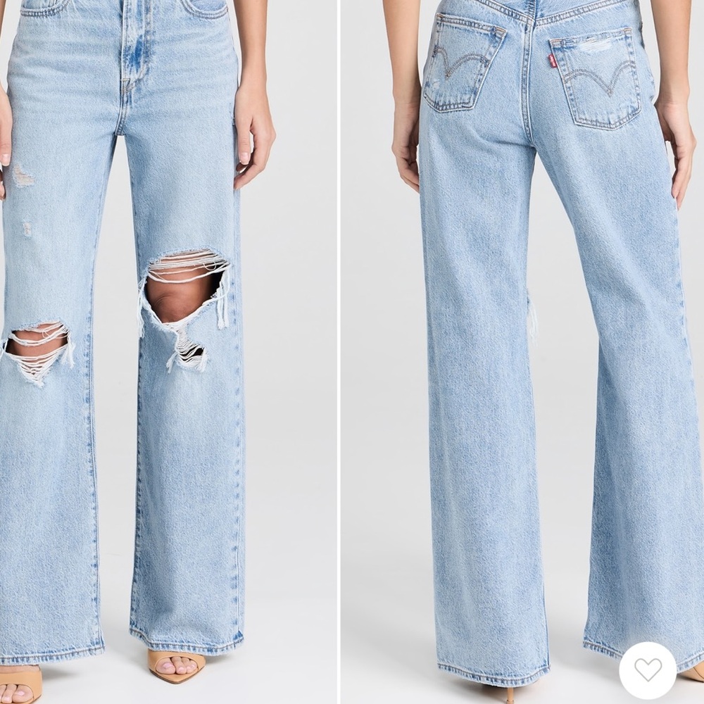 Levi's Women's Light Blue Flare Jeans